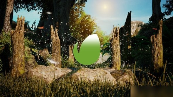 Videohive The Heart Of The Nature Logo Reveal Logo Stings template preview