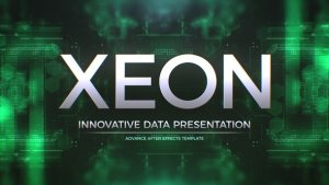 Videohive Cyber Data Slideshow Video Displays template preview