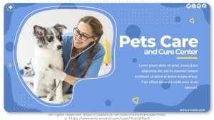 Videohive Pets Care and Cure Center Openers template preview