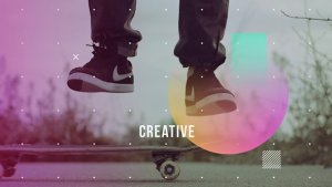 Active Glitch Video Displays template preview