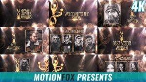 Awards Show Video Displays template preview