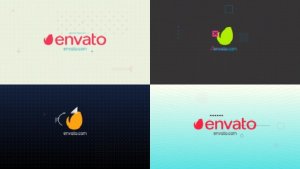 Videohive Colorful Glitch Logo Logo Stings template preview