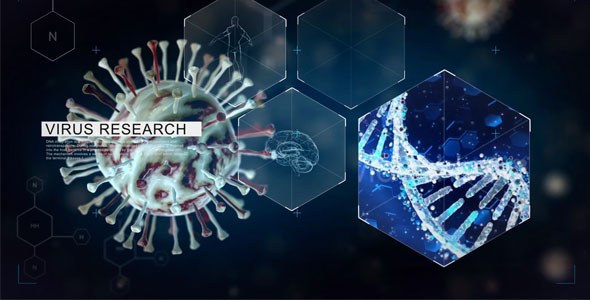 Videohive Virus Video Displays template preview