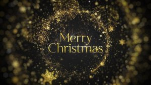 Videohive Golden Christmas Intro Titles template preview