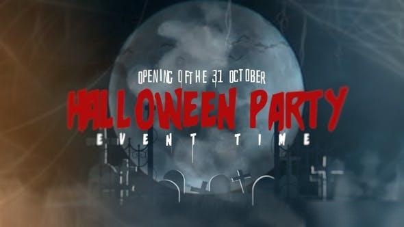 Videohive Halloween Event Time 48652095 Openers template preview