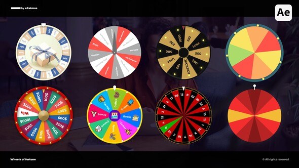 Videohive Wheel of fortune | AE Elements template preview