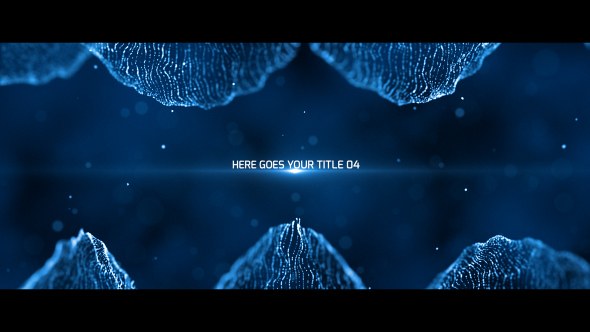Videohive Particles Titles Titles template preview