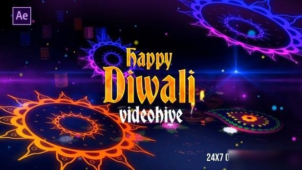 Videohive Diwali Celebration Intro Openers template preview