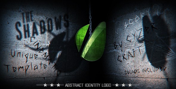 Videohive The Shadows Monster - Scary Horror Logo or Title Logo Stings template preview