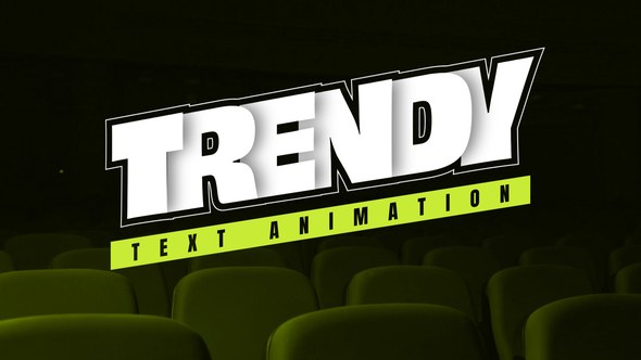Videohive Trendy Text Animation Titles template preview