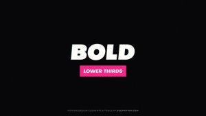 Videohive Lower Thirds - Bold Elements template preview