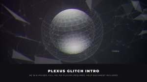 Videohive Plexus Glitch Intro Openers template preview