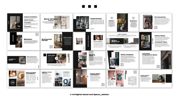 Videohive Minimal Slides Pack _AE Video Displays template preview