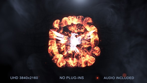Videohive Logo Slam Explosion Video Displays template preview
