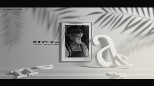 Videohive Biographical Photo Promo Product Promo template preview