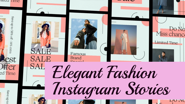Videohive Elegant Fashion Instagram Story and Reel Broadcast-packages template preview