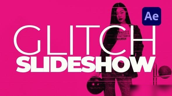 Videohive Glitch Slideshow 33283681 Openers template preview