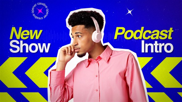 Videohive Podcast Opener 56882198 Openers template preview