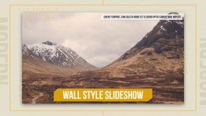 Videohive Wall Style Slideshow Video Displays template preview