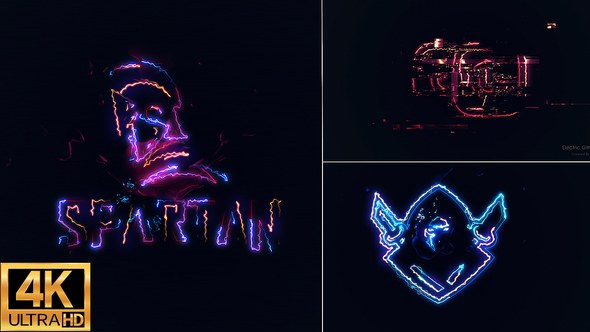 Videohive Electric Glitch Logo 2 31488990 Logo Stings template preview