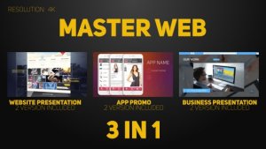 Master Web Video Displays template preview