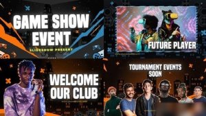 Videohive Event Club Gaming Slideshow Openers template preview