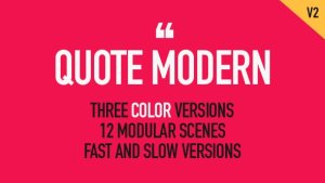 Quote Modern Video Displays template preview