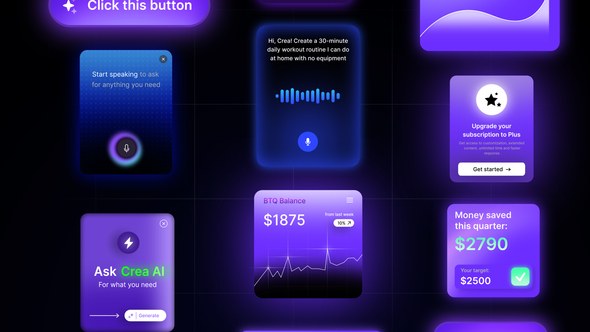 Videohive Crea вЂ“ SaaS Widgets Titles template preview