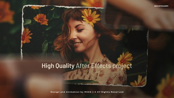 Videohive Photo Collage Slideshow Video Displays template preview