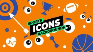 Videohive Sports Icons Backgrounds Elements template preview