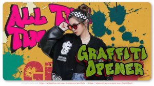 Videohive Graffiti Style Opener Openers template preview