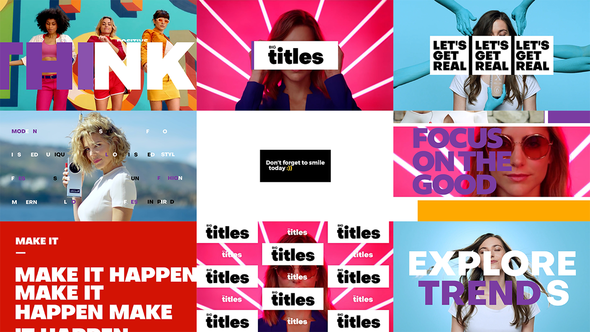 Videohive Modern Titles 33549961 Titles template preview