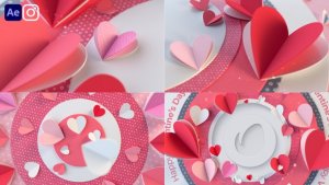 Videohive Valentines Day Celebration Logo Logo Stings template preview