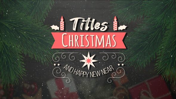 Videohive Christmas Titles 48666277 Titles template preview