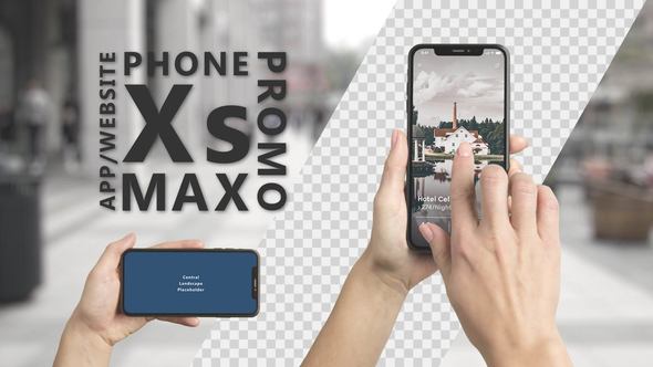 11 Pro MAX Phone Promo Video Displays template preview