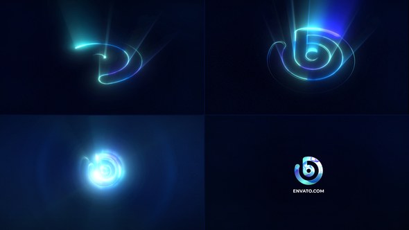 Videohive Laser Ray Streaks | Light Shine Lines Logo Logo Stings template preview