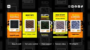 Videohive Non-Fungible Token Instagram Reels 47039749 Product Promo template preview