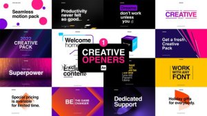 Videohive Creative Openers 1 Openers template preview