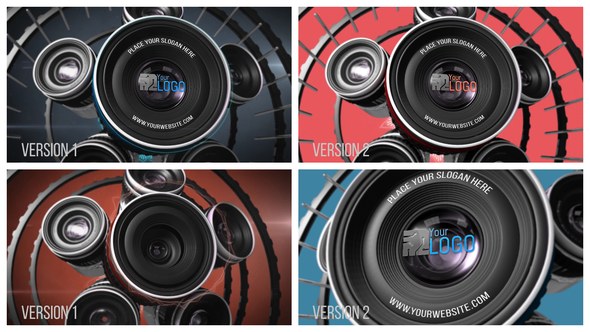 Videohive Photography Lens Logo 2 Logo Stings template preview