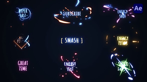 Videohive Energy Cartoon Titles [After Effects] Titles template preview