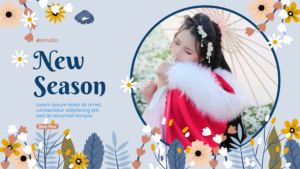 Videohive Spring Sale Promo Video Displays template preview