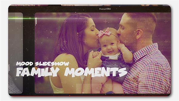 Videohive Happy Family Moments Slideshow Video Displays template preview