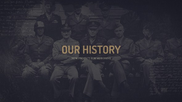 Videohive Our history Openers template preview
