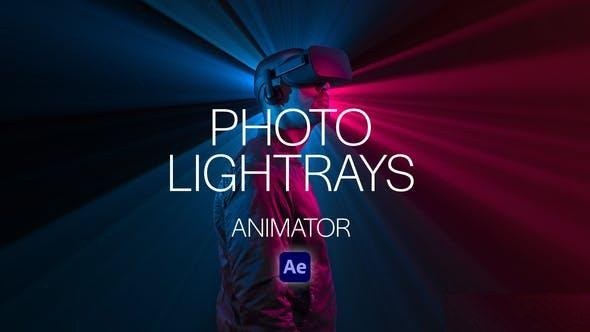 Videohive Photo LightRays Animator Openers template preview