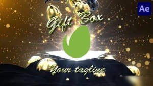 Videohive Gift Box Logo for After Effects Logo Stings template preview