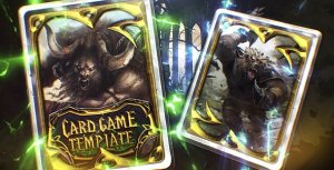Videohive Card Game Trailer Openers template preview