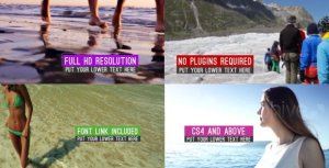 Videohive Clean Minimal Slideshow Video Displays template preview