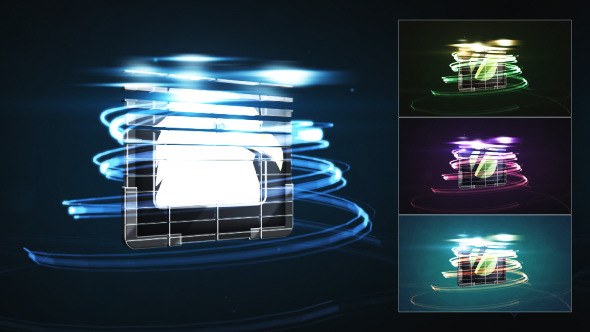 Videohive Particle Surge Logo Reveal Logo Stings template preview