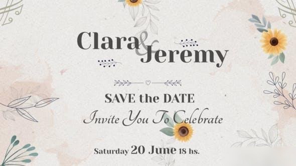 Videohive Wedding Invitation 49446885 Openers template preview
