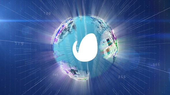 Videohive Planet Technology Logo Stings template preview